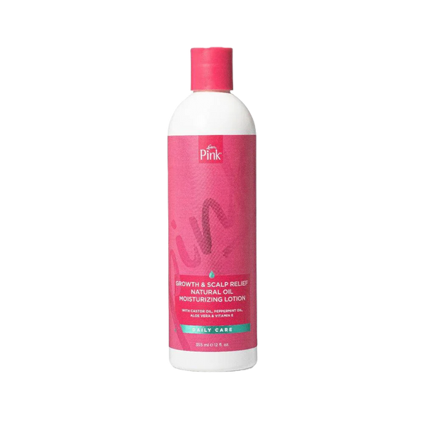 PINK Growth & Scalp Relief Natural Oil Moisturizing Lotion (12oz)