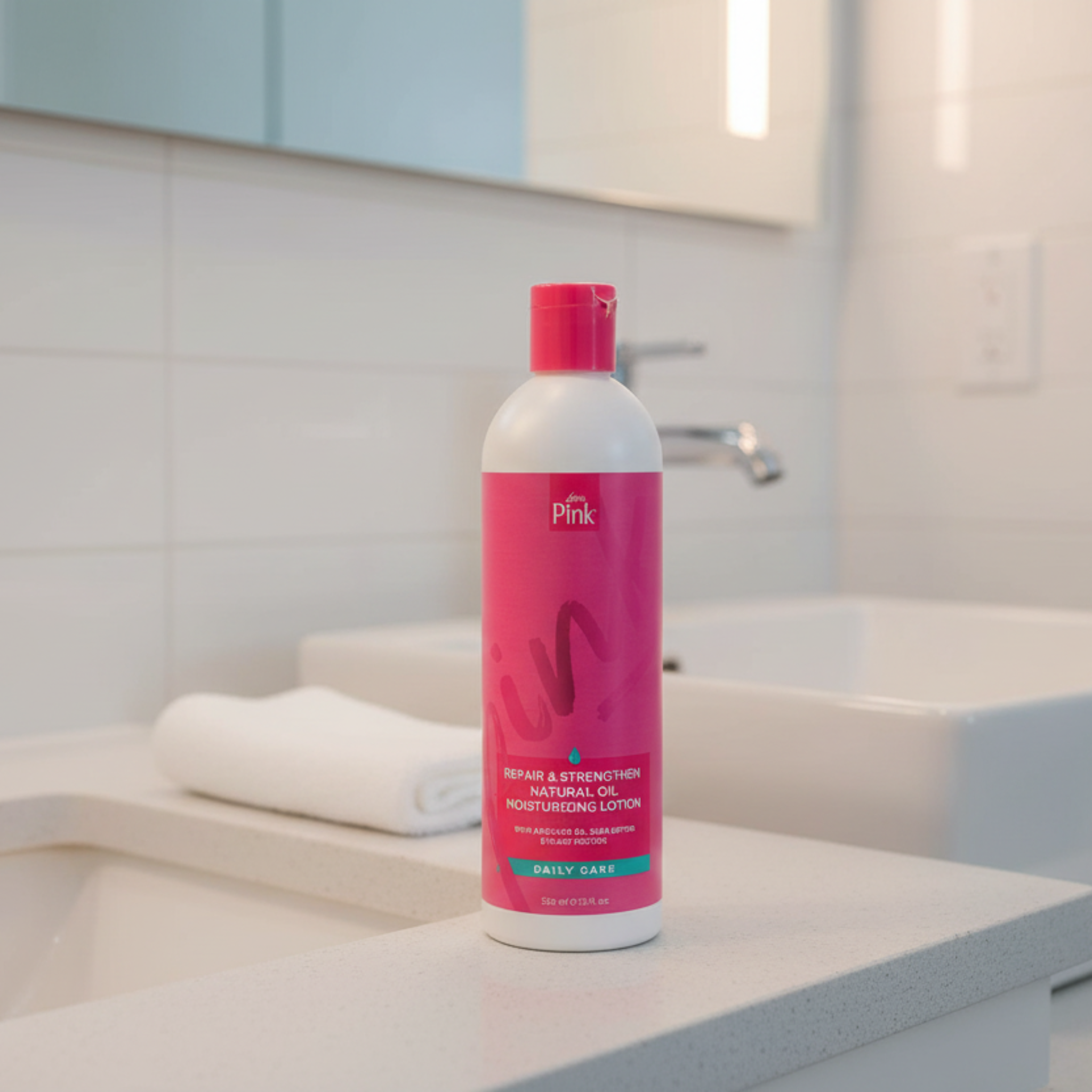 Pink | Essentials | Repair & Strengthen Natural Oil Moisturizing
