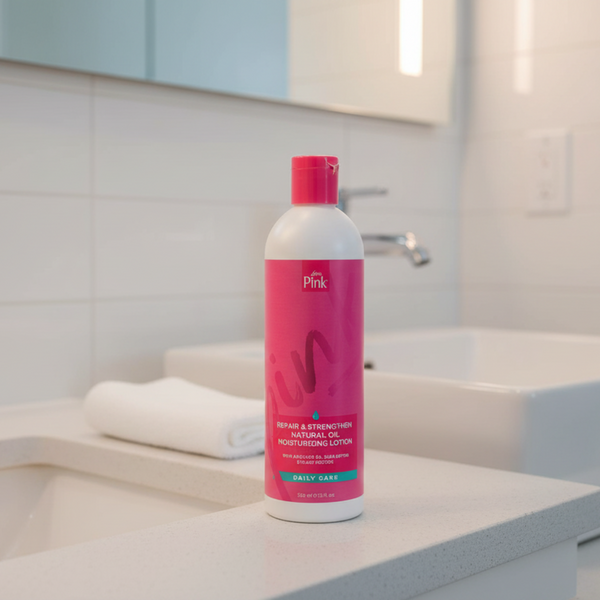 Pink | Essentials | Repair & Strengthen Natural Oil Moisturizing Lotion